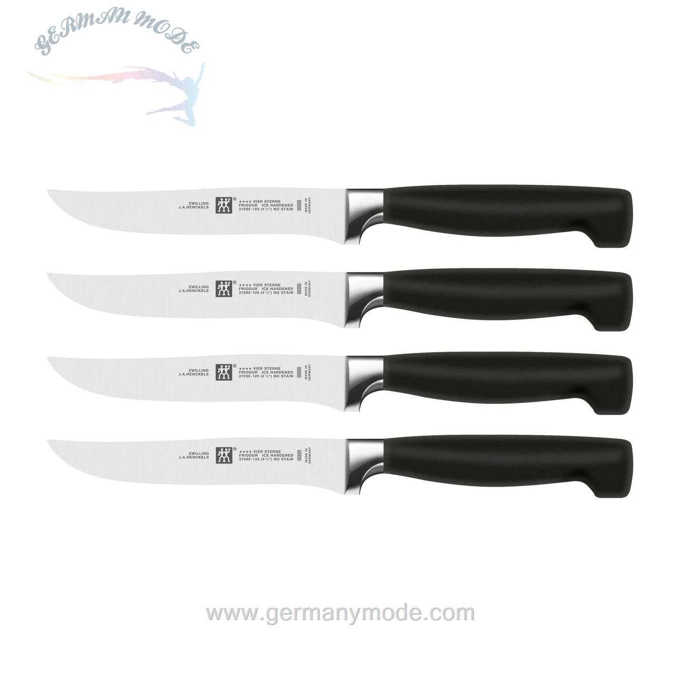 چاقو استیک ۴ عددی زولینگ آلمان ZWILLING VIER STERNE STEAKMESSERSET 4-TLG
