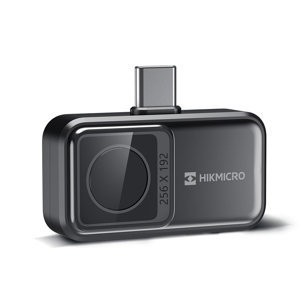 خرید از آمازون - دوربین تصویربرداری حرارتی HIKMICRO Mini2 اندروید، وضوح 256 x 192 IR، نرخ فریم 25 هرتز، زاویه باز 50 درجه، دوربین حرارتی مادون قرمز 49،152 پیکسل، -20 درجه سانتی گراد تا 350 درجه سانتی گراد، USB-C