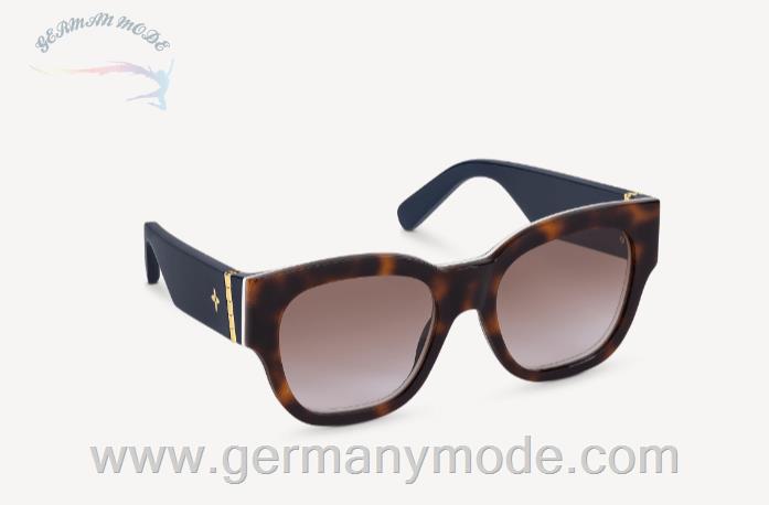 عینک آفتابی زنانه لویی ویتون فرانسه LOUIS VUITTON LV EMPREINTE METAL ROUND SONNENBRILLE Z1537W