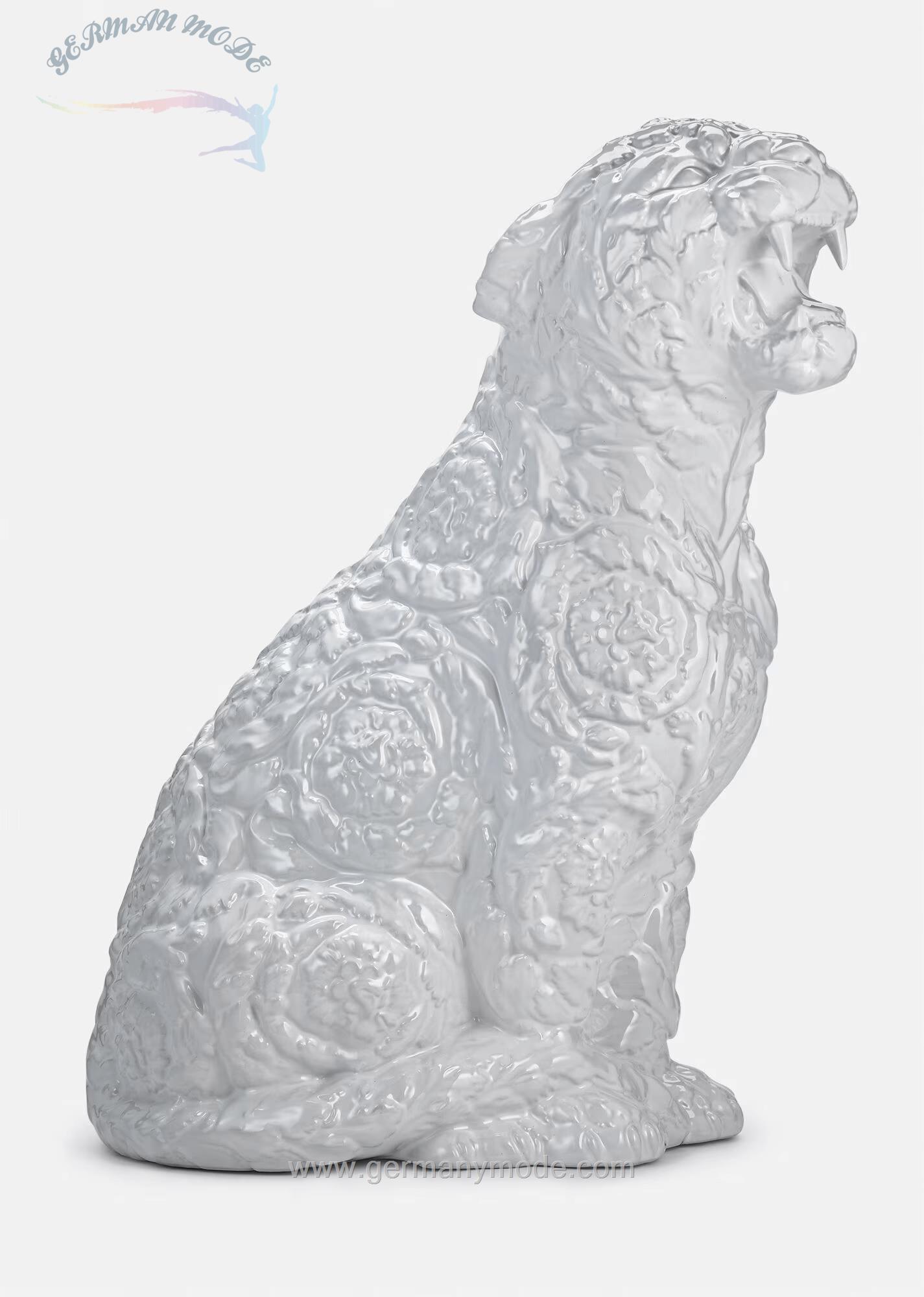مجسمه چینی یوزپلنگ ورساچه ایتالیا VERSACE GROSSER GEPARD ROKKO