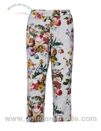 شلوار برمودا زنانه اسنزا هلند ESSENZA Rosie Fleur Grau Hose 3/4