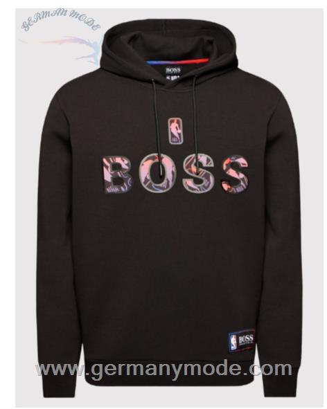 هودی کلاه دار مردانه هوگو باس آلمان Hugo Boss BOSS x NBA Hoodie (50461971) (50461971-004) black