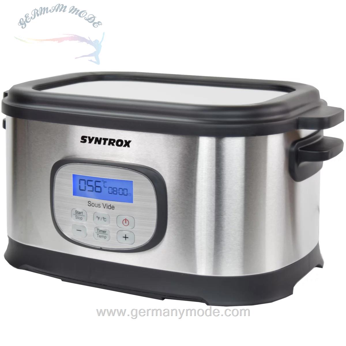 بخارپز آرام پز 6 لیتری سینتروکس آلمان Syntrox Germany Sous Vide Niedrigtemperatur Garer Vakuumgarer