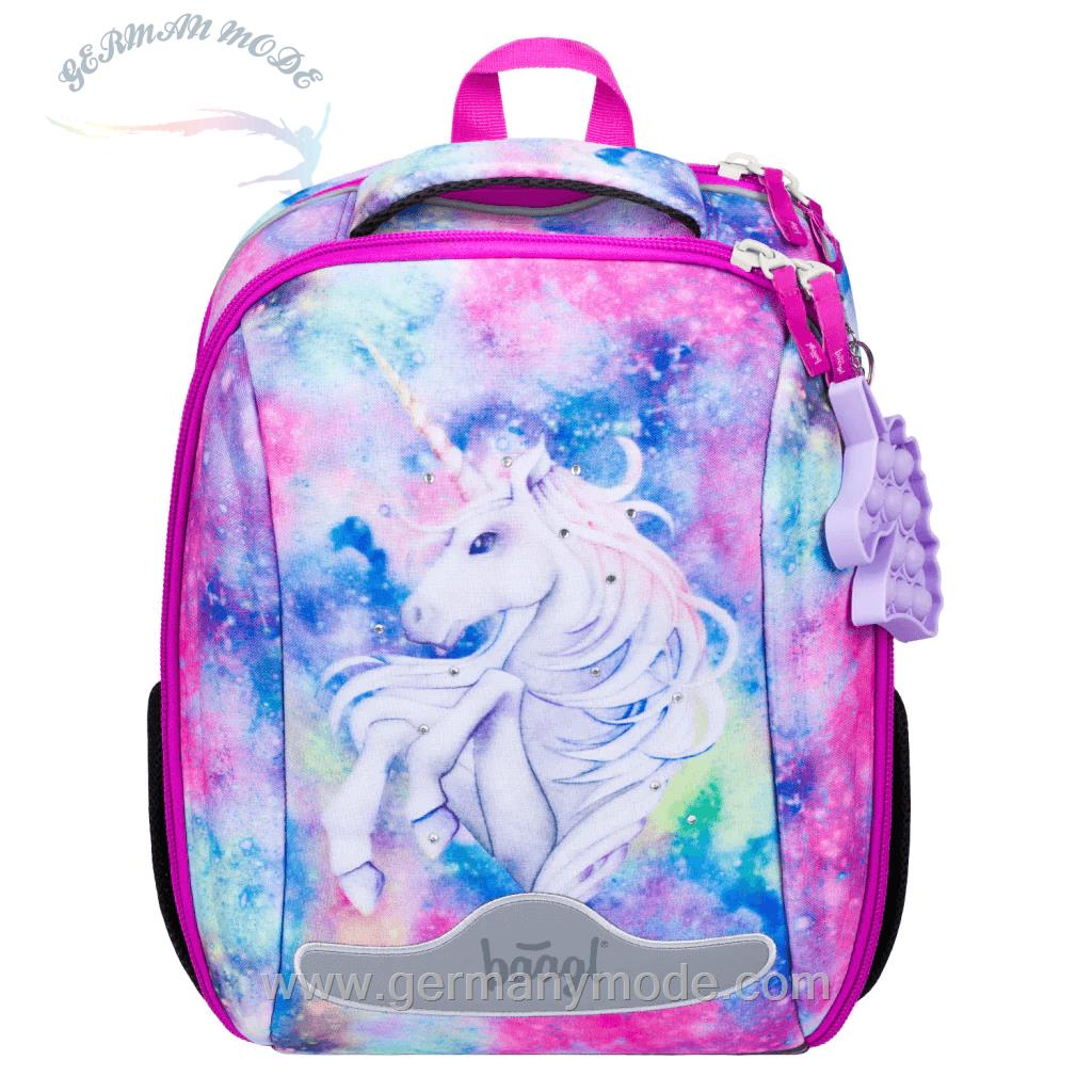 کوله پشتی مدرسه دخترانه 23 لیتری بگل Baagl Schulranzen Shelly Unicorn