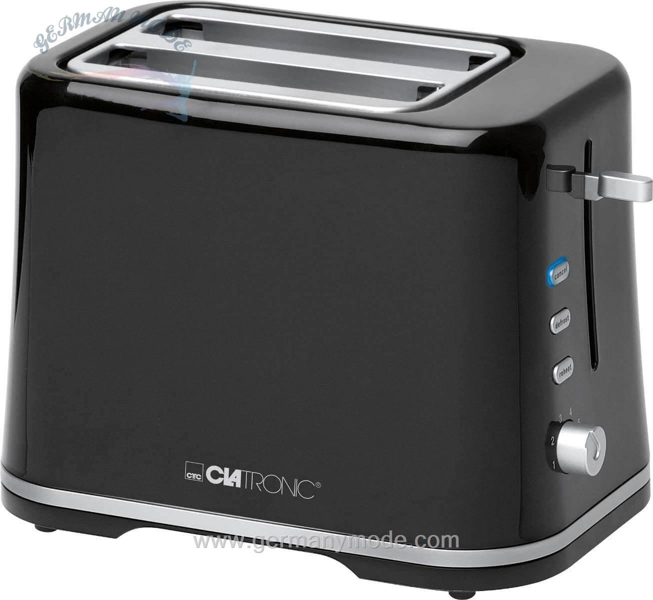 توستر کلترونیک آلمان CLATRONIC Toaster Clatronic TA 3554 Toaster- 870 W/Schwarz