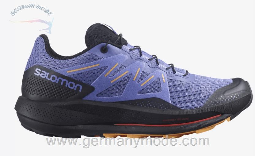 کتانی تریل رانینگ دو کوهستان زنانه سالامون فرانسه SALOMON PULSAR TRAIL Trailrunning Schuhe Damen Velvet Morning Black Blazing Orange