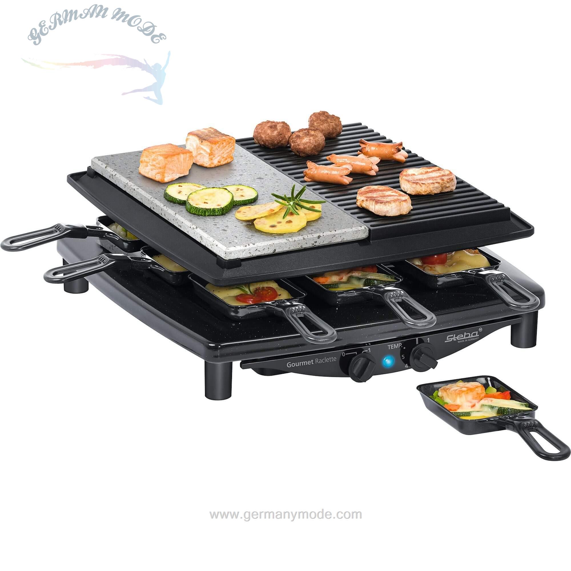 گریل باربیکیو استبا آلمان Steba Raclette Raclette RC 4 Plus