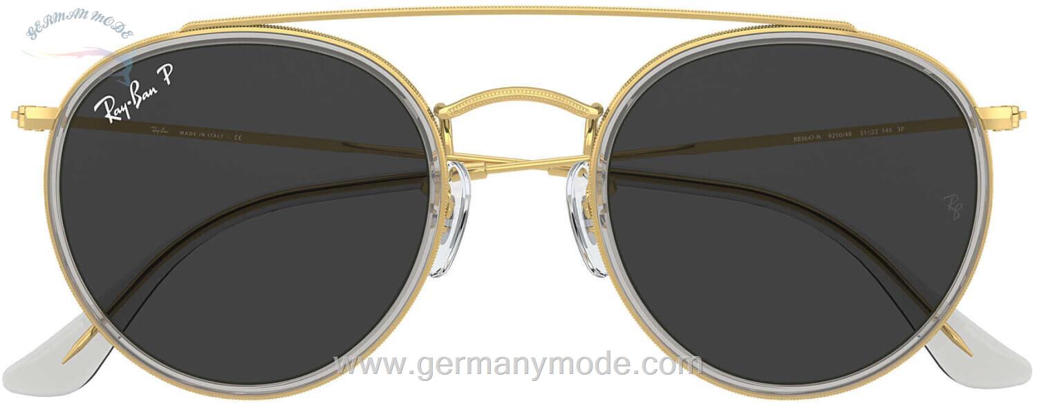 عینک آفتابی مردانه ریبن (ایتالیا) Ray-Ban Round Double Bridge RB3647Nb
