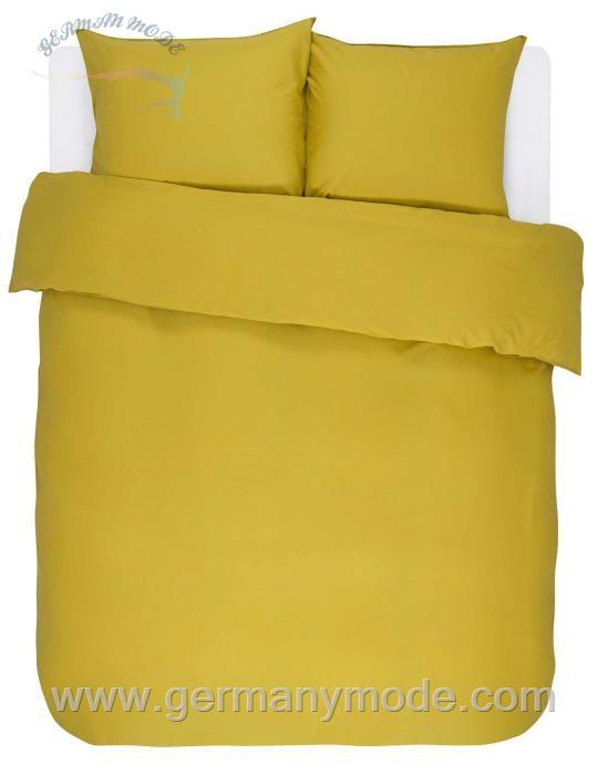 رو تختی اسنزا هلند ESSENZA Minte Golden Yellow Bettwäsche