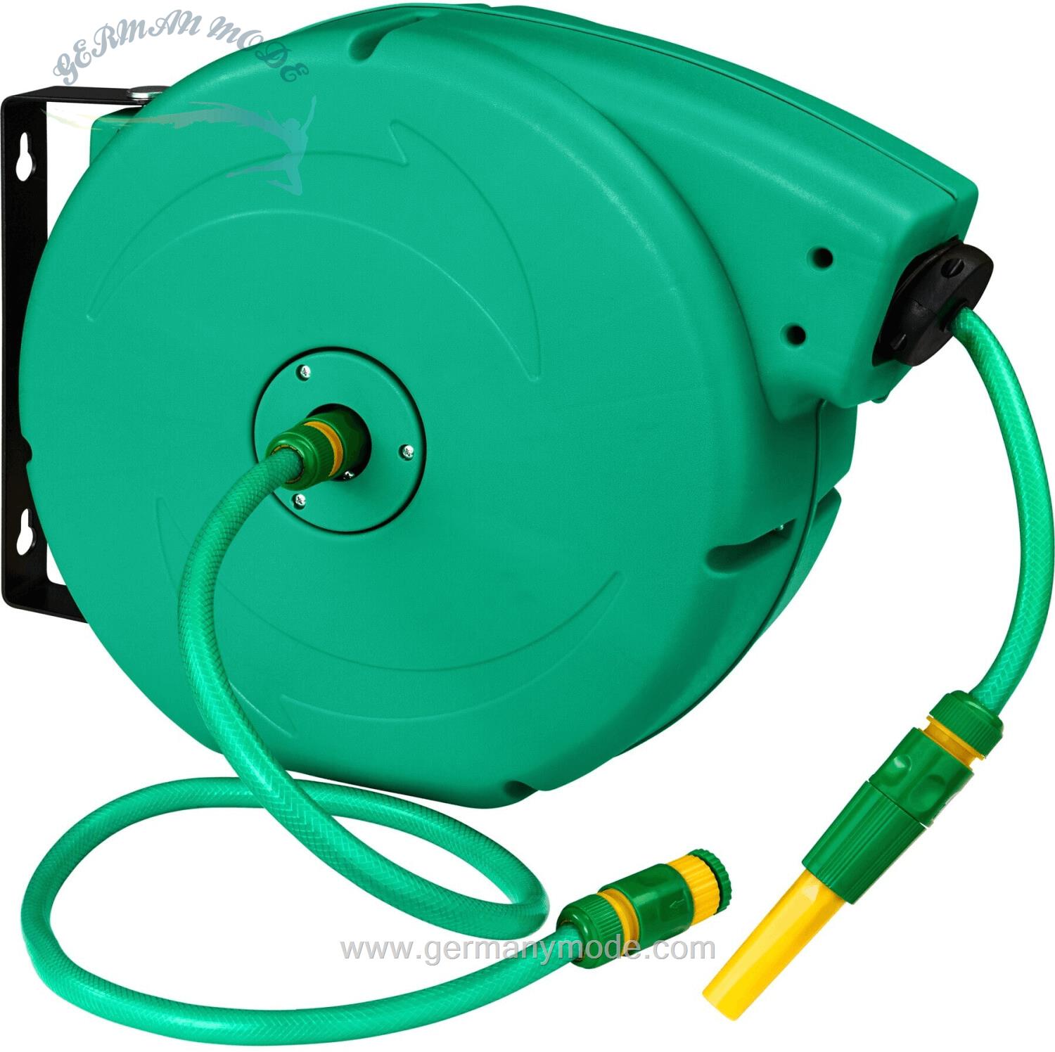 قرقره شیلنگ جمع کن دیواری و شیلنگ 20 متری تک تیک TecTake Schlauchaufroller 10m (402761)