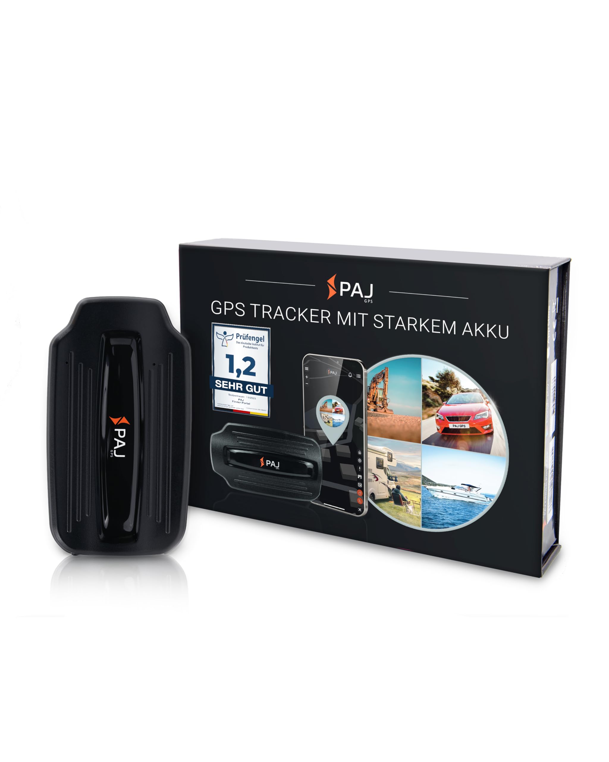 خرید از آمازون - PAJ GPS Power Finder ردیاب GPS اتومبیل، موتور سیکلت، وسایل نقلیه و کامیون با آهنربا و ردیابی زنده، تقریباً 40 روز عمر باتری (تا 90 روز در حالت آماده به کار) 2G - مغناطیسی - باتری تا 90 روز