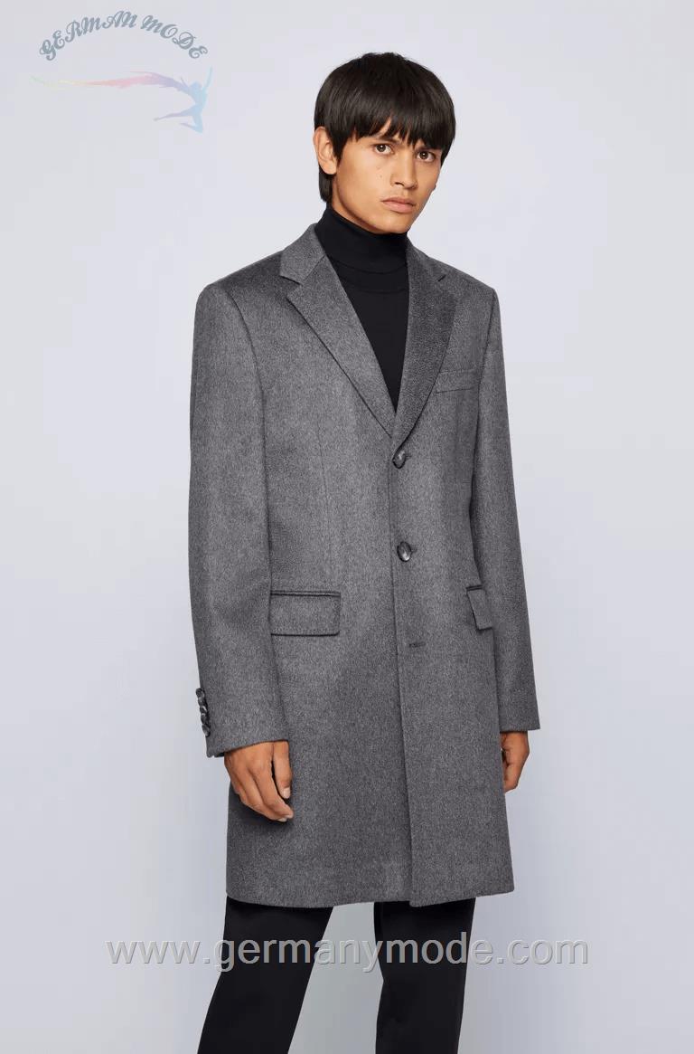 پالتو مردانه هوگو باس آلمان BOSS FORMELLER SLIM-FIT MANTEL AUS REINEM KASCHMIR