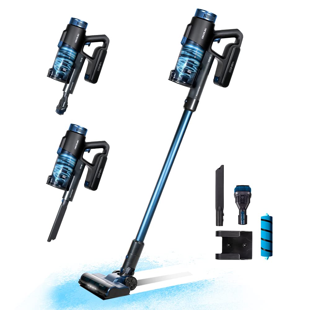 جارو شارژی سکوتک اسپانیا Cecotec مدل Conga Rockstar Deepclean Jalisco قدرت ۲۱۵ وات، ۱۲ کیلوپاسکال، ۴۵ دقیقه کارکرد خودکار، برس ترکیبی، مخزن ۵۰۰ میلی‌لیتری