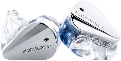 هدفون کلاسیک کوچک Moondrop Blessing 3 In-Ear Headphones 2DD+4BA Hybrid Triple Range Division Frequency In-Ear Monitors 0.78-2 Pin IEM Earbuds
