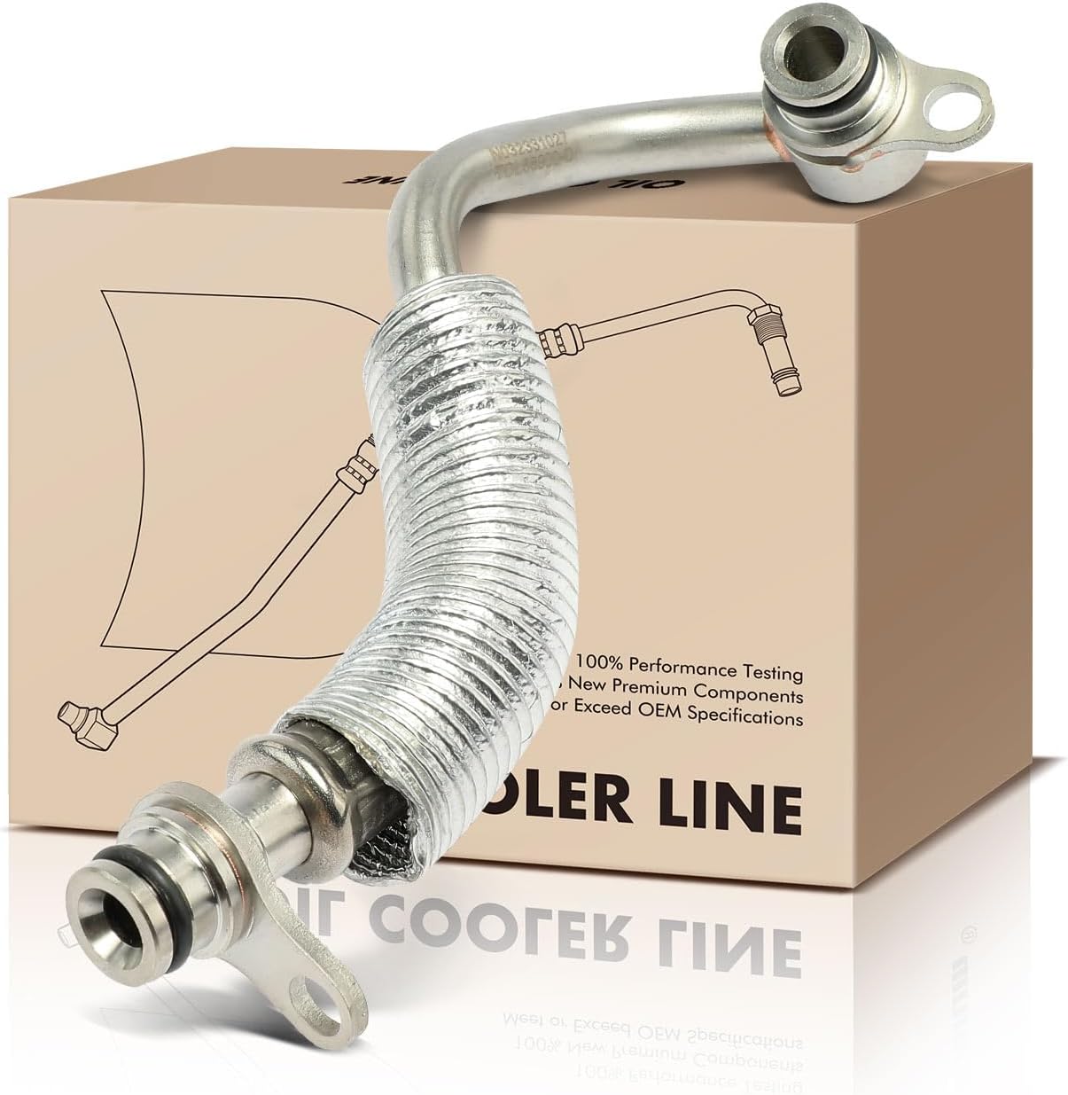 لوله روغن توربو شارژر بی ام و Frankberg 3.0L Benzin سازگار با BMW 1er E88 E82 135i, 3er E91 E92 E93 335i, 7er F01 F02 F03 F04 – شماره قطعه 11537558900