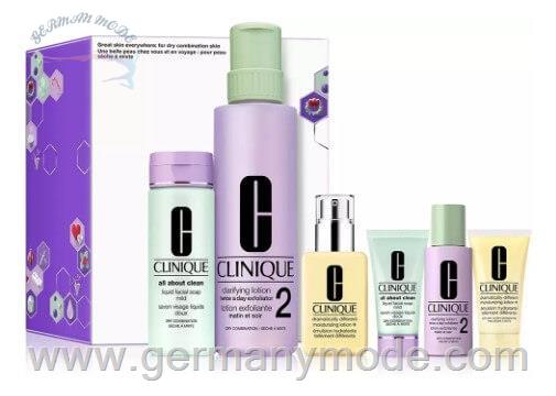 ست مراقبتی پاکسازی آبرسان پوست خشک کلینیک آمریکا CLINIQUE Great Skin Everywhere Skincare Set: For Dry Combination Skin