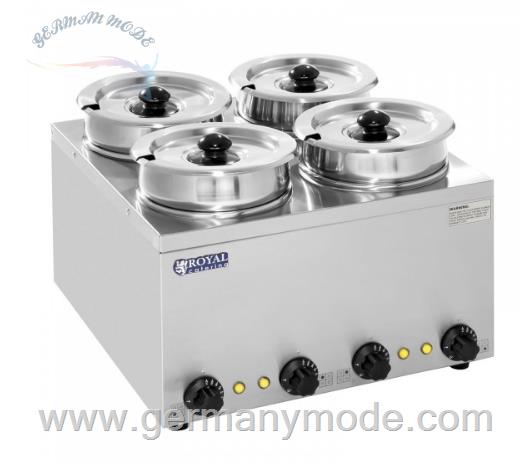 ظرف حمل بن ماری سوپ 4 عددی رویال کترینگ آلمانRoyal Catering RCBM-4/4R