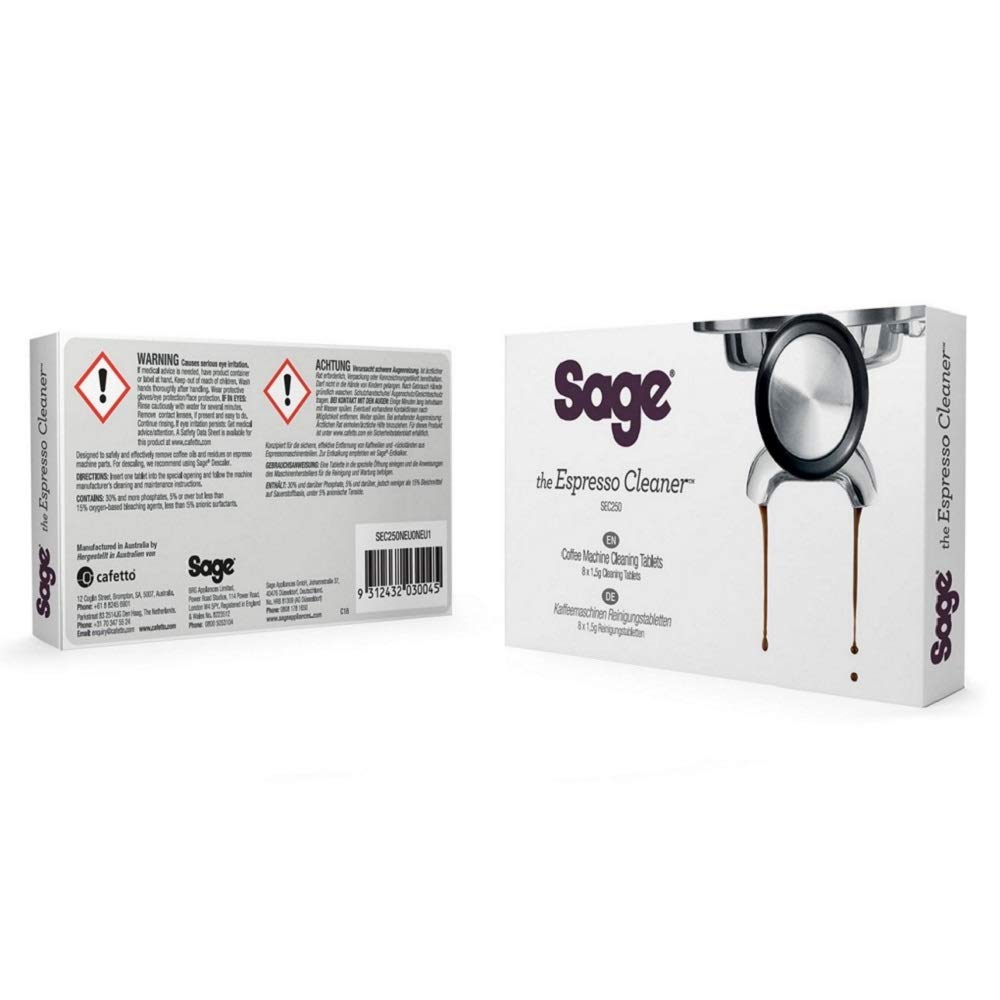 خرید از آمازون - Sage Appliances Sage Cafe Cleaning Tabs Cleaning Cafe Cleaning Tabs Cleaning Cleaning Tabs for Spresso Machines
