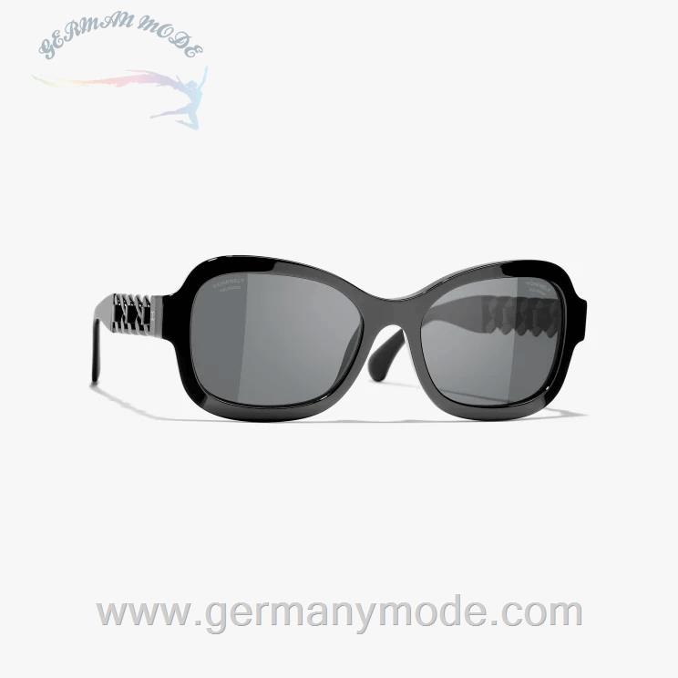 عینک آفتابی زنانه شنل فرانسه CHANEL RECHTECKIGE SONNENBRILLE 5465Q C622/S6