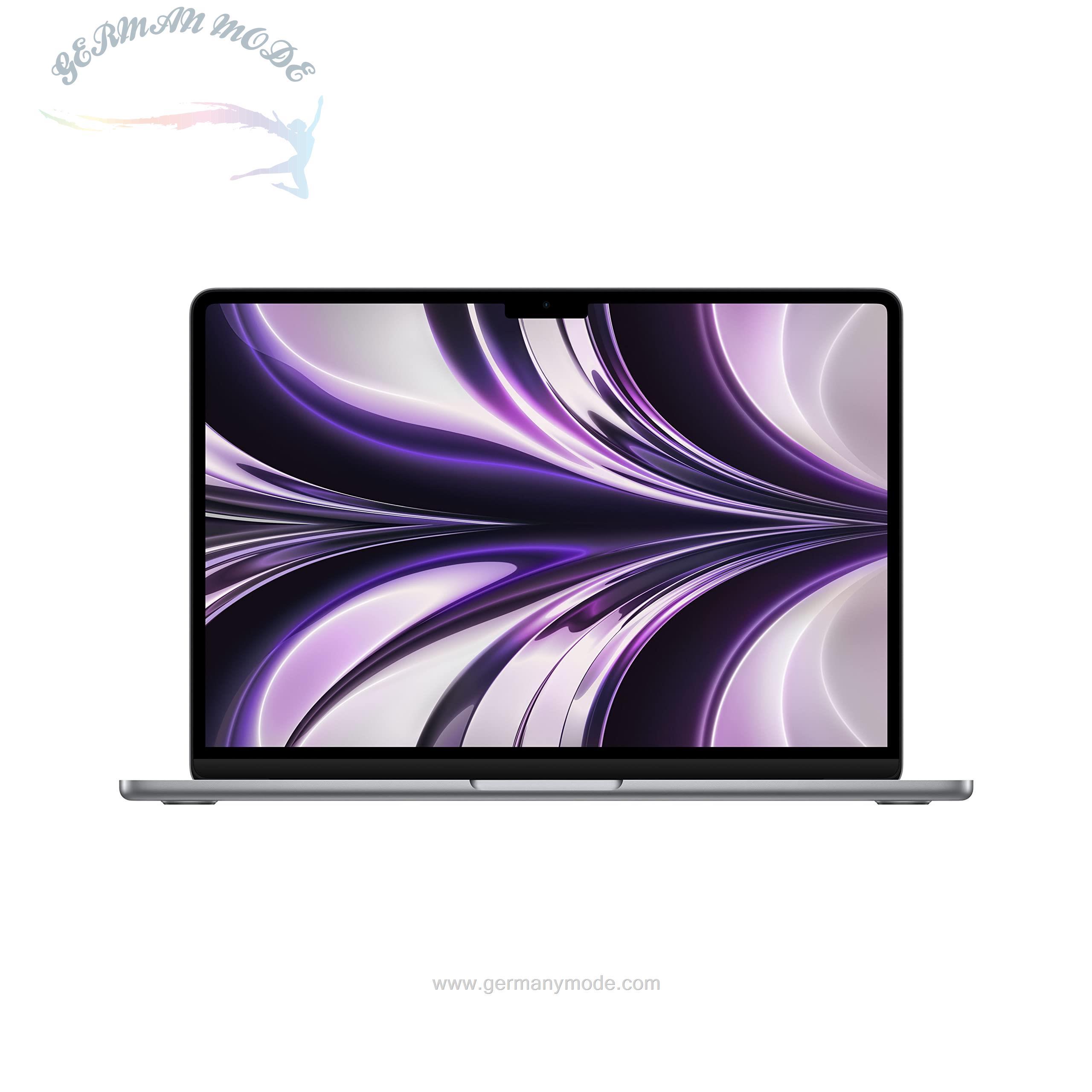 لپ تاپ 13.6 اینچی مک بوک ایر اپل اورجینال Apple 2022 MacBook Air با تراشه M2: صفحه نمایش 13.6 اینچی Liquid Retina، 8 گیگابایت رم، 256 گیگابایت حافظه SSD، صفحه کلید با نور پس زمینه، دوربین 1080p FaceTime HD. سازگار با iPhone/iPad