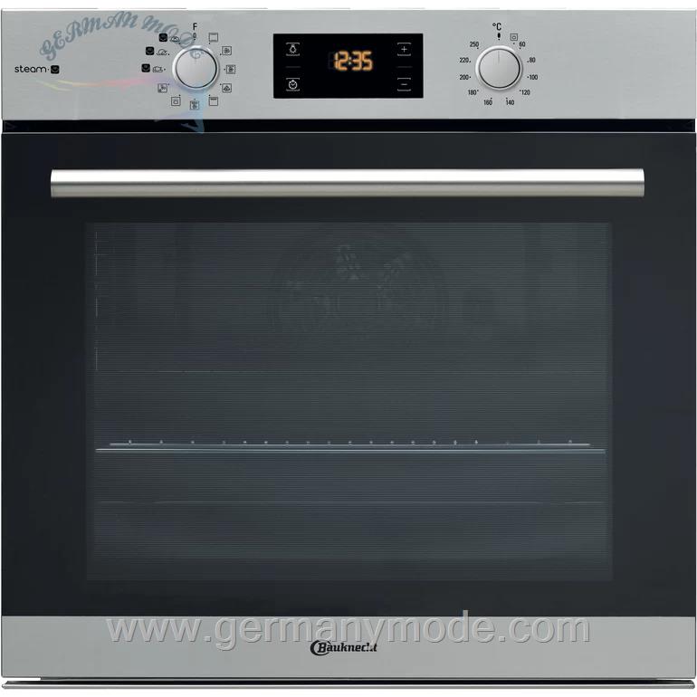 فر توکار باکنشت آلمان BAUKNECHT EINBAUBACKOFEN MIT DAMPFFUNKTIONEN GENTLE STEAM: FARBE EDELSTAHL - BAR2S K8 V2 IN