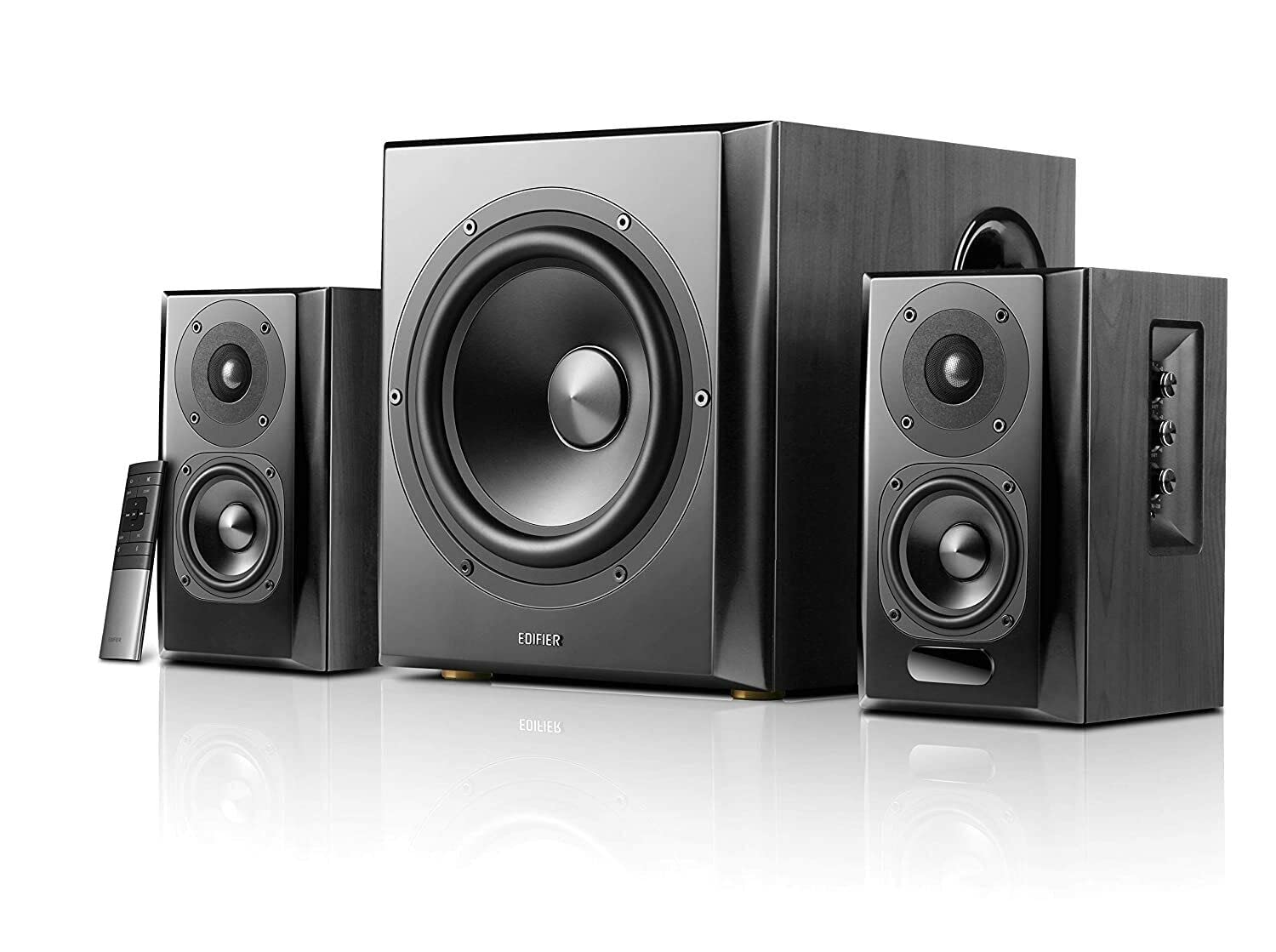 خرید از آمازون - EDIFIER S351DB 2.1 Speaker System Subwoofer and Bookshelf Satellite Speakers Bluetooth v4.1 aptX
