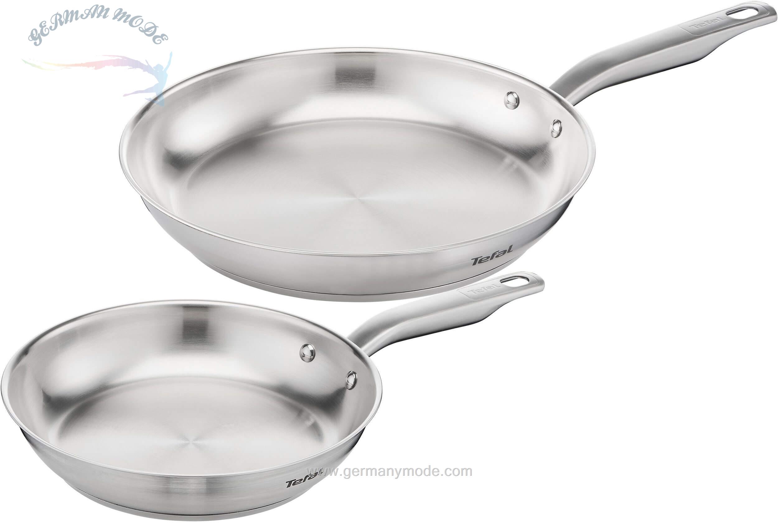 ست ماهیتابه 2 پارچه تفال فرانسه Tefal Virtuoso 2-teiliges Pfannenset unversiegelt E492S2