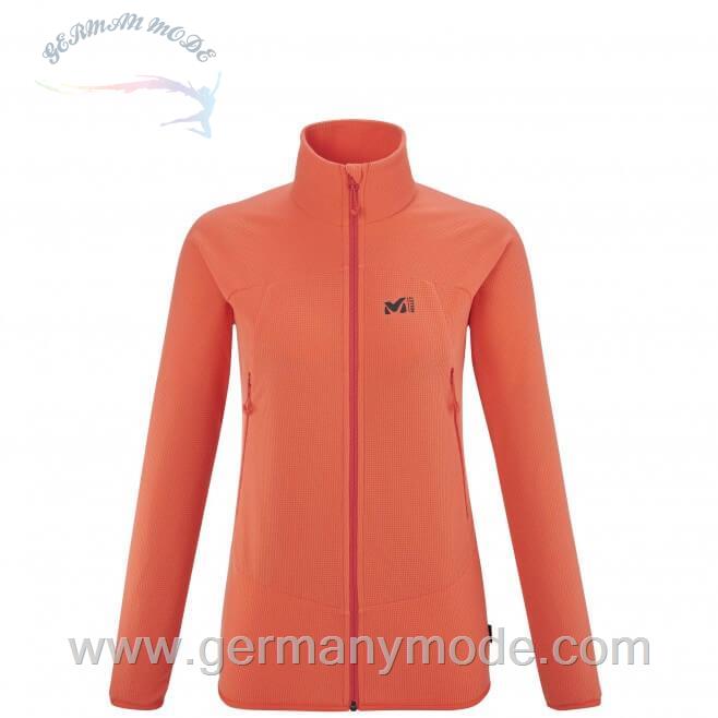 ژاکت ورزشی زنانه میلت فرانسه Millet Women's Fleecejacket - orange K LIGHTGRID JKT W