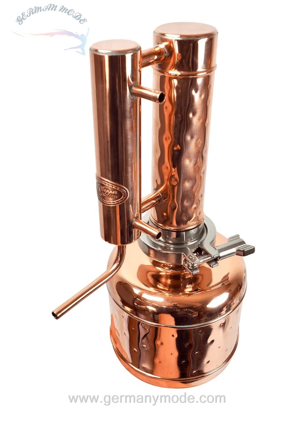 دستگاه تقطیر الکل دست ساز 2 لیتری مسی کاپر گاردن آلمان CopperGarden Destille EASY MOONSHINE 2 Liter