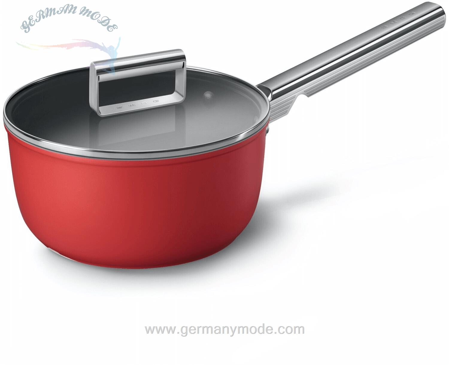 قابلمه 20 سانتی اسمگ ایتالیا Smeg Soßentopf CKFS 20 cm rot