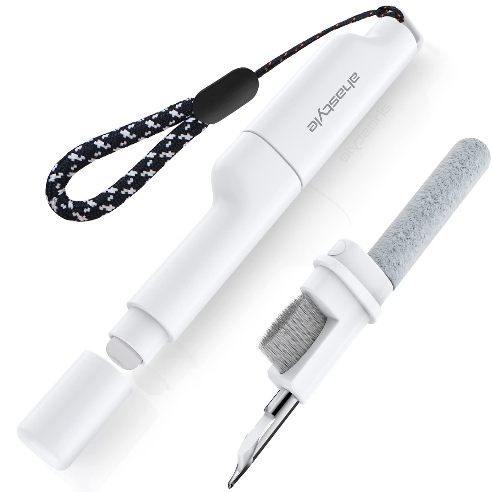 خرید از آمازون - AhaStyle Cleaner Kit for Airpods Pro 2/Pro/3/2/1 , Multifunction Cleaning Pen for All Earphone Cleaning Kit Soft Brush for Bluetooth Earphones Case Cleaning Tools for All Earbuds (White)