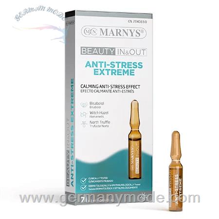 آمپول ضد استرس بهبود دهنده پوست ملتهب مارنیس اسپانیا MARNYS Anti-Stress Extreme Ampoules AMP004