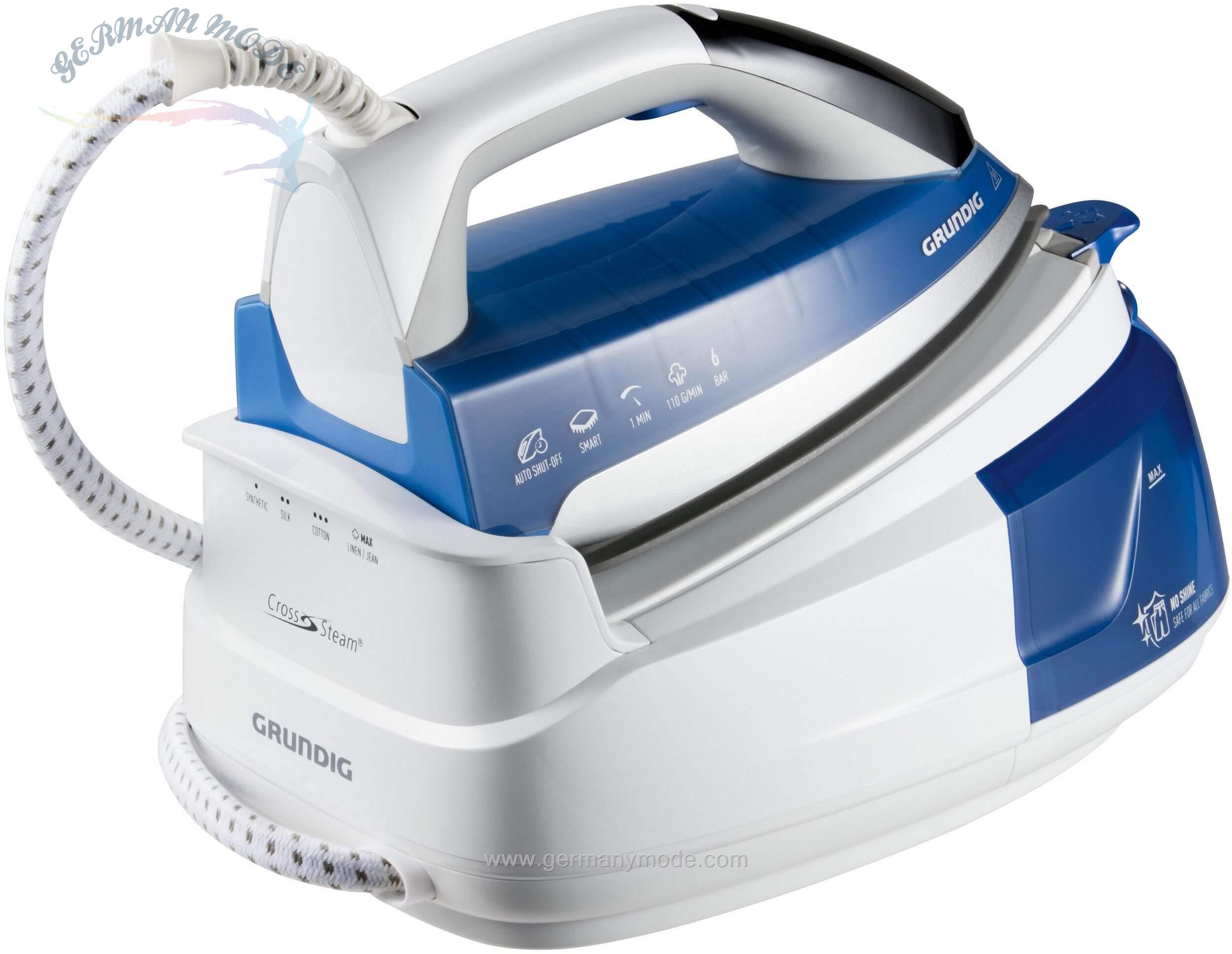 اتو بخار مخزن دار گروندیگ آلمان Grundig Dampfbügelstation SIS 8670-1000 ml Wassertank