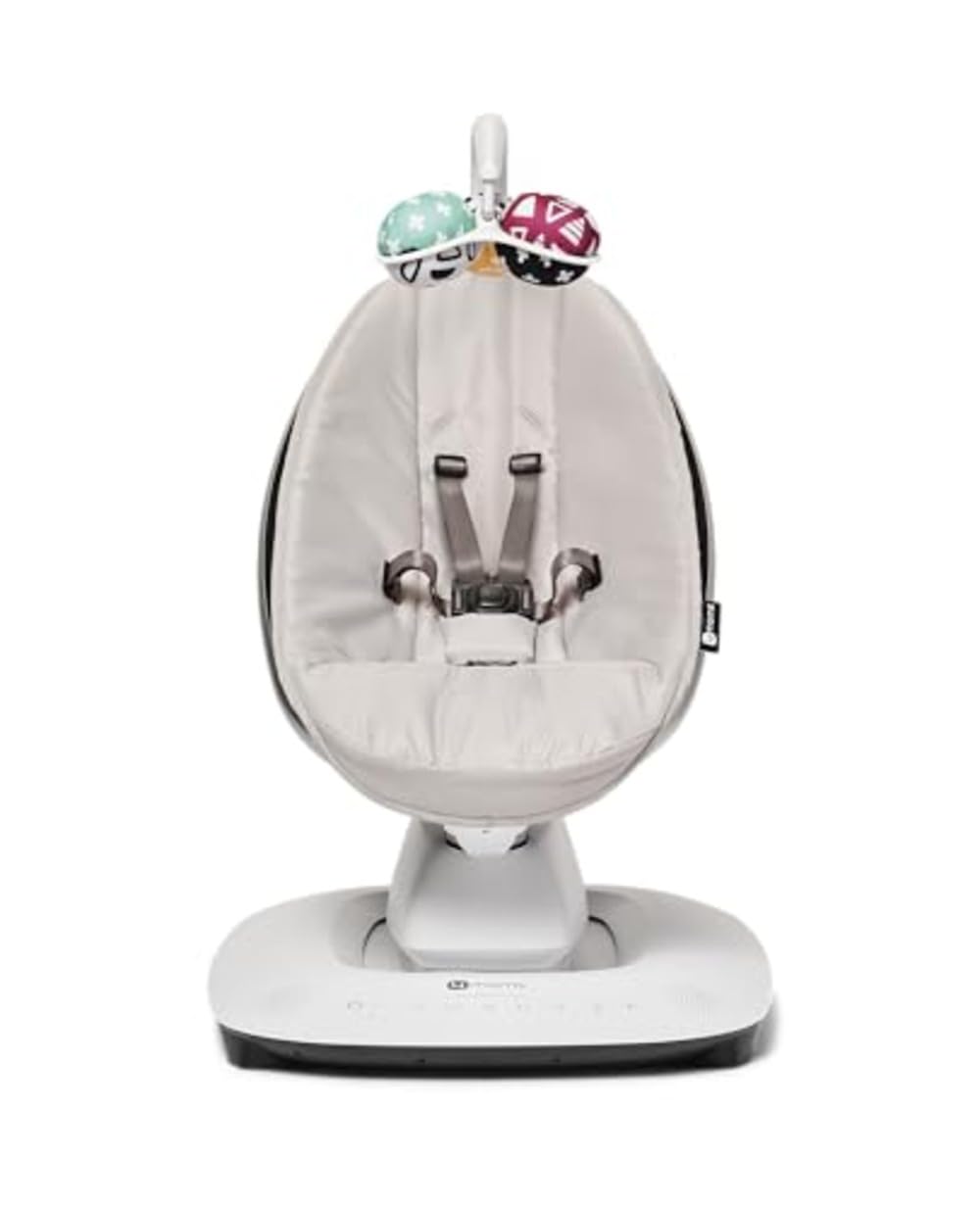 نی نی لای لای تاپ برقی کودک فورمامز 4moms Babyschaukel Polyester پلی‌استر، خاکستری