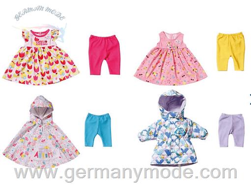 مجموعه لباس های عروسک Zapf Creation BABY born® Deluxe 4 Jahreszeiten Set 43 cm