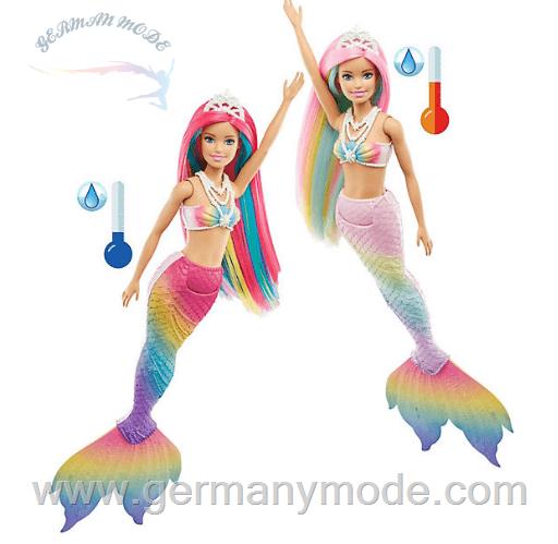 عروسک پری دریایی باربی Mattel Barbie® Dreamtopia Regenbogenzauber Meerjungfrau Puppe mit Farbwechsel