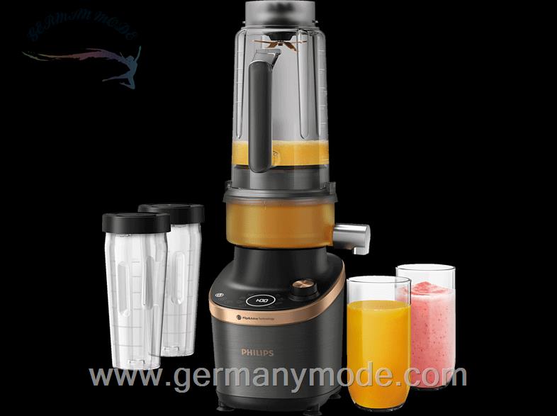 مخلوط کن فیلیپس هلند PHILIPS HR3770/10 Flip Juice Standmixer Schwarz Kupfer