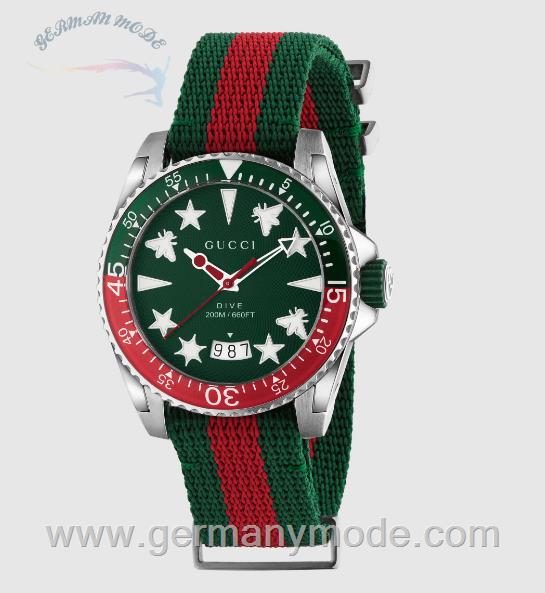 ساعت مچی زنانه گوچی ایتالیا Gucci Dive Uhr, 40 mm ‎663954 I18M0 6421