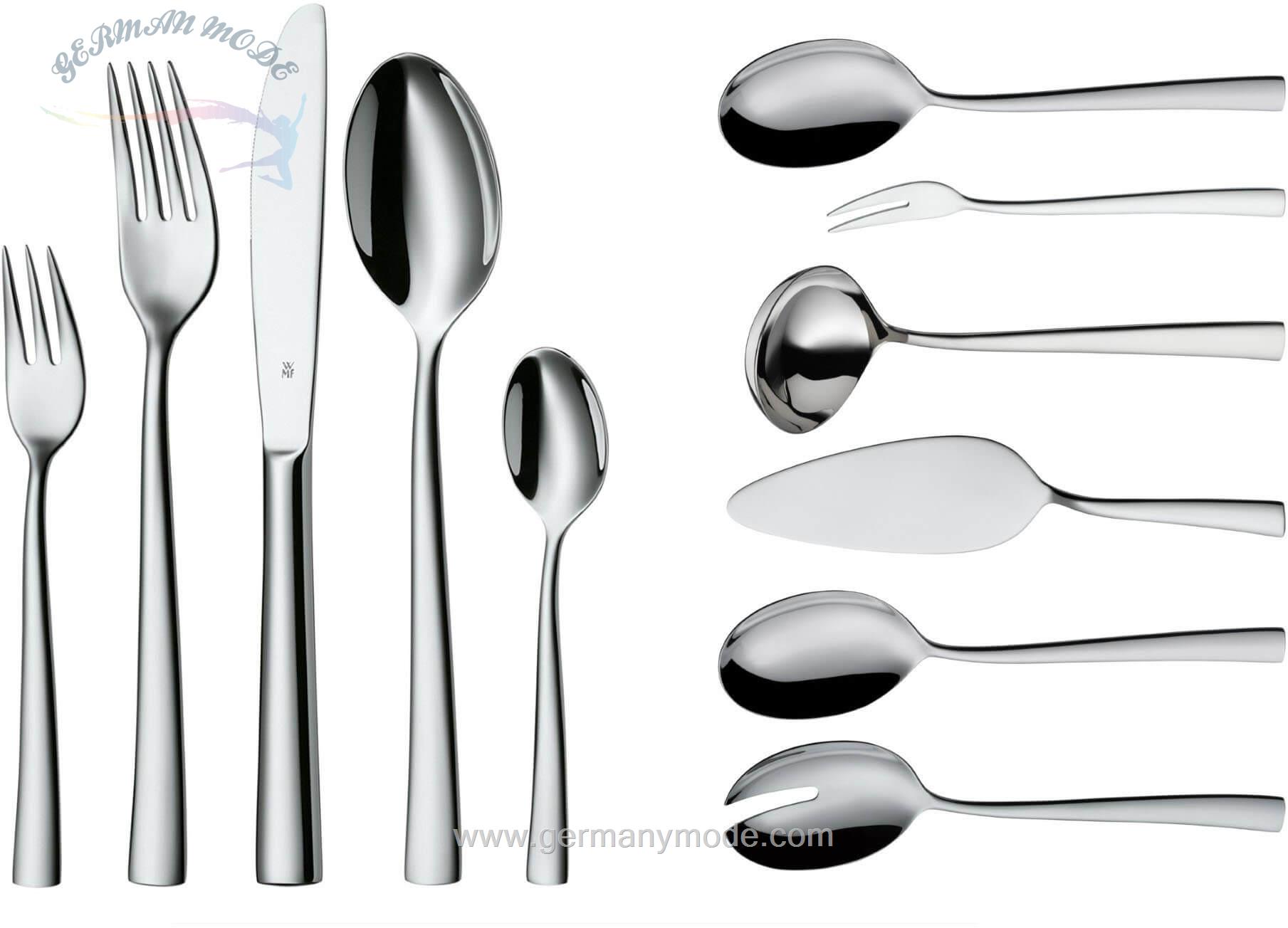 سرویس قاشق چنگال 66 پارچه وی ام اف آلمان WMF Besteck-Set - 66 Teile- Cromargan Edelstahl18-10- poliert