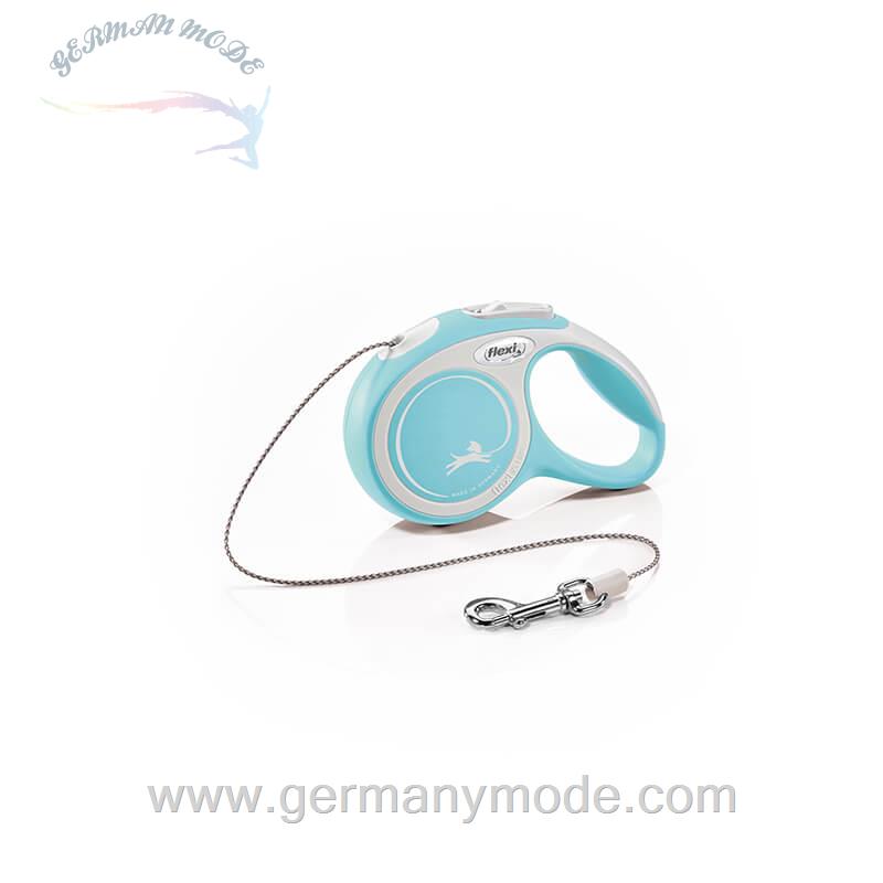 بند متری قلاده سگ فلکسی آلمان Flexi New Comfort Seil Rosa Gr- XS- 3m -8kg