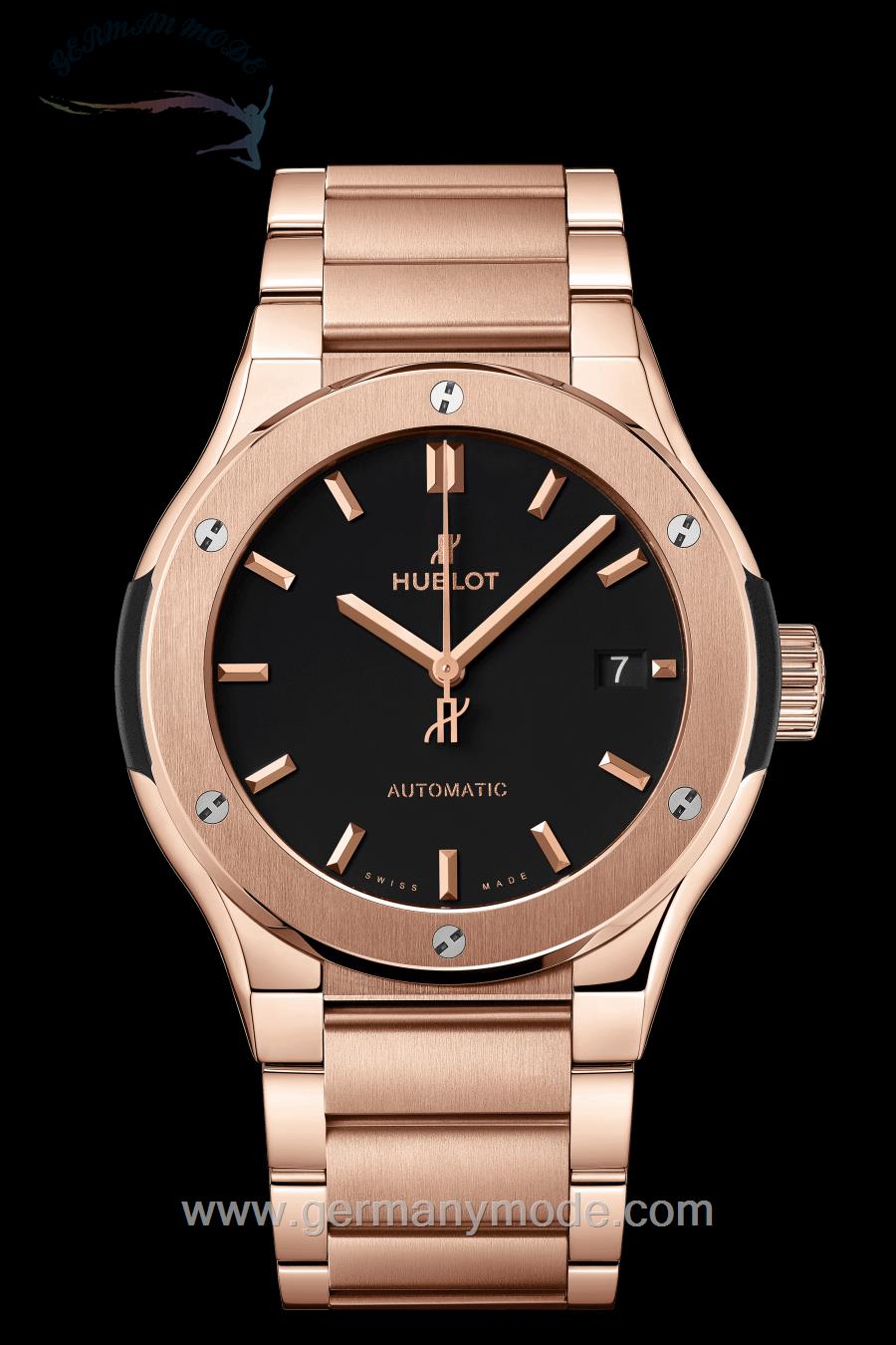 ساعت مچی مردانه هابلوت سوئیس HUBLOT KING GOLD BRACELET45MM
