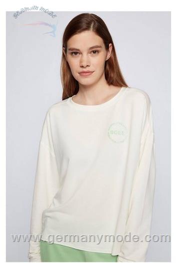 بلوز آستین بلند زنانه هوگو باس آلمان Hugo Boss C_Elina1_Active white (50460975118)
