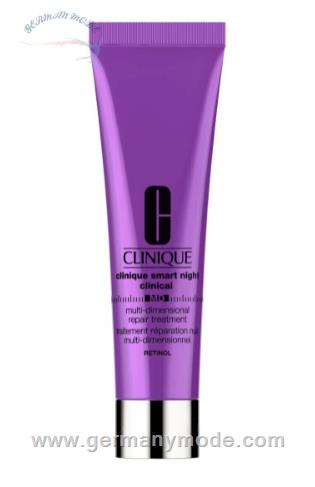 کرم شب لایه بردار جوانساز کلینیک آمریکا Clinique Smart Night Clinical MD Multi Dimensional Repair Treatment Retinol