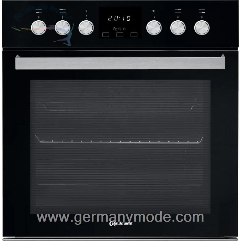 فر توکار باکنشت آلمان BAUKNECHT ELEKTRISCHER EINBAUHERD: FARBE SCHWARZ, HYDROLYSE - HVS5 TH8VS3 ES