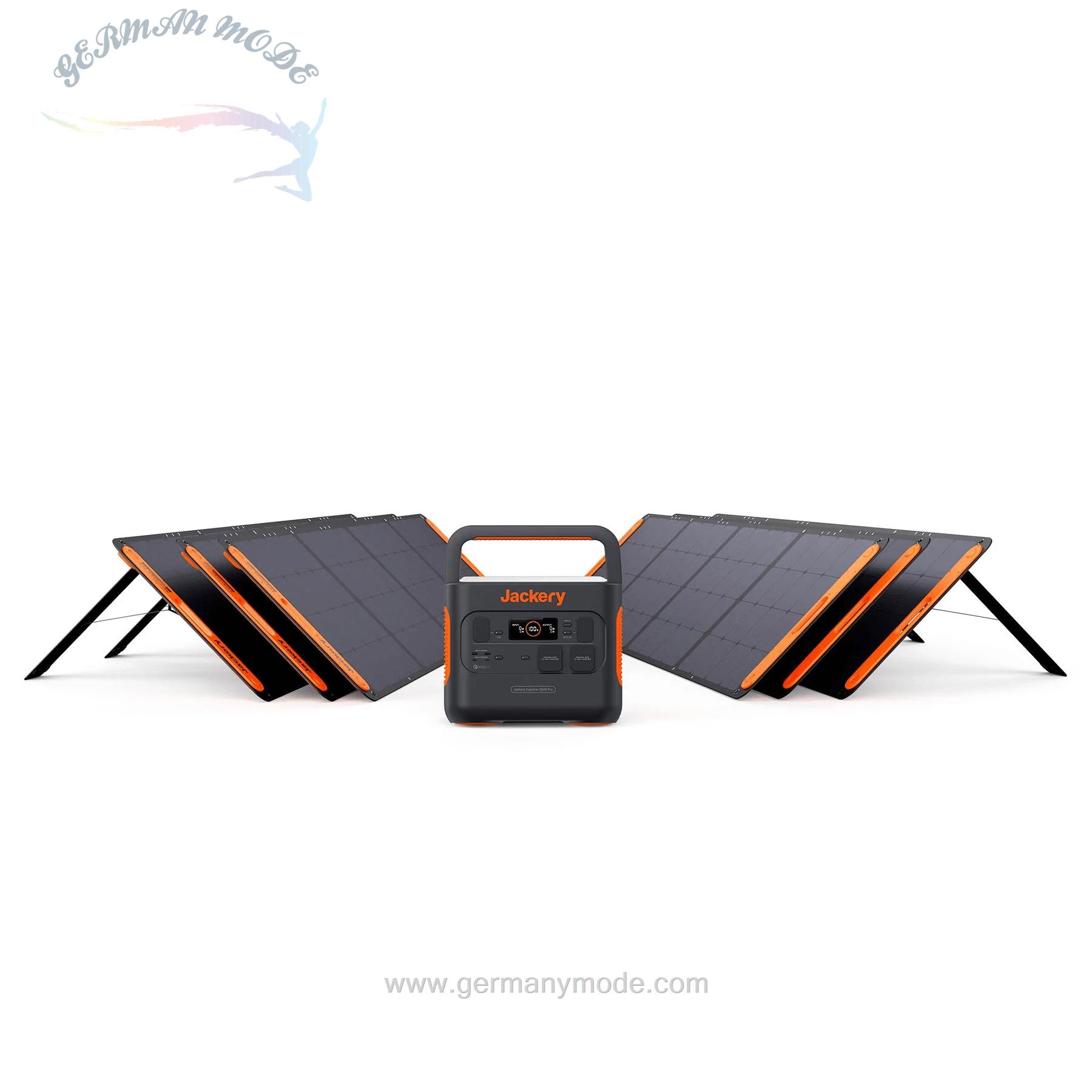 ژنراتور برق خورشیدی با پنل قابل حمل جکری Jackery Solargenerator 2000 Pro -Explorer 2000 Pro - SolarSaga 200W