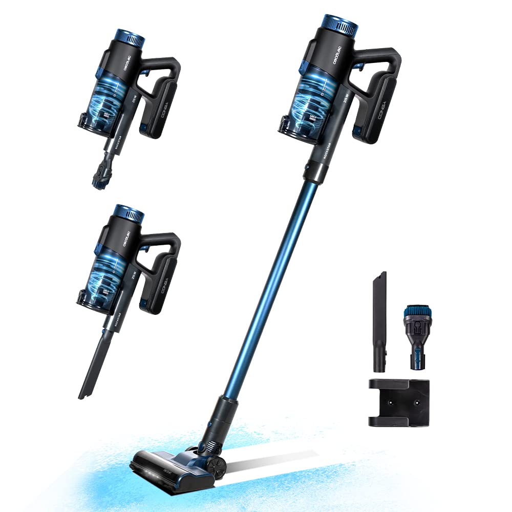جارو شارژی سکوتک اسپانیا Cecotec مدل Conga Rockstar Deepclean Essential قدرت ۲۱۵ وات، ۱۲ کیلوپاسکال، ۴۵ دقیقه کارکرد خودکار