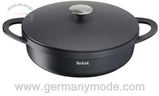 تابه درب دار تفال فرانسه Tefal Trattoria Servierpfanne 28 cm E2187274
