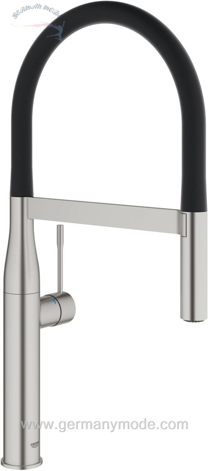 شیر مخلوط ظرفشویی شلنگ دار گروهه آلمان GROHE Essence 30294 supersteel 30294DC0