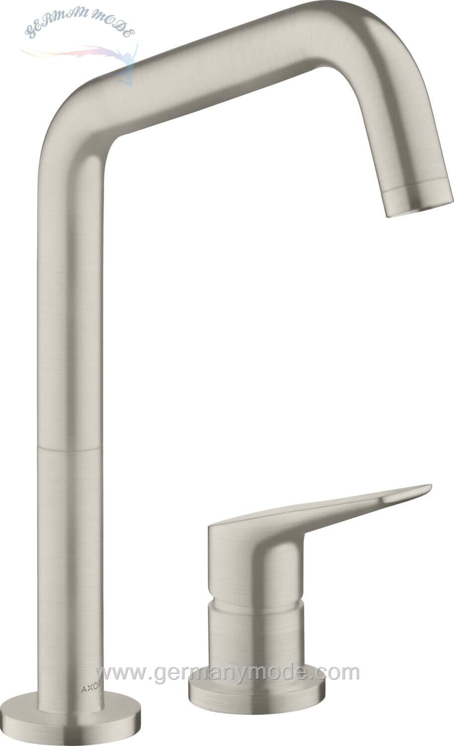 شیر مخلوط ظرفشویی هانس گروهه آلمان hansgrohe Axor Citterio M 2 Loch Einhebel Küchenmischer 240 34820 edelstahl finish 4820800