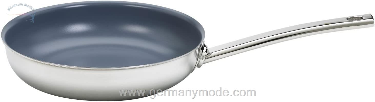 ماهیتابه 28 سانت اکولاین دمایر بلژیک Demeyere Ecoline 5 Bratpfanne 18/10 Edelstahl silber 28 cm